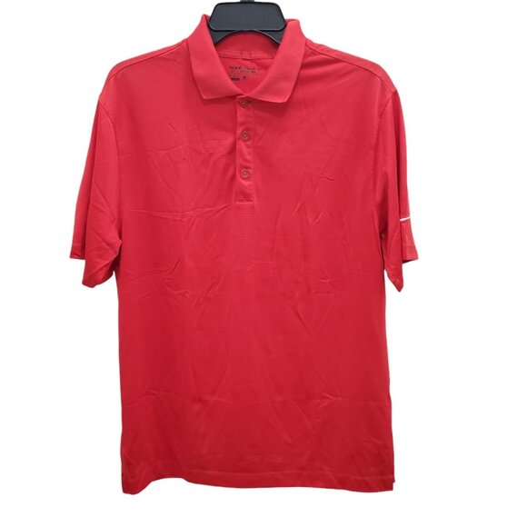Nike NikeGolf Dri-Fit Tour Performance Men's Red‎ Short Sleeve Polo M - Picture 1 of 9